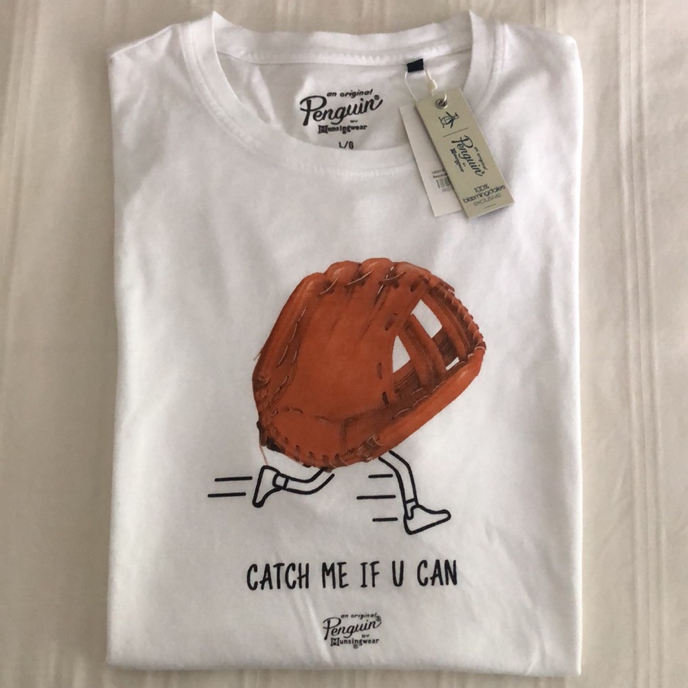 Penguin “Catch Me If You Can” t-shirt. Size Large. NWT